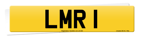 Registration number LMR 1